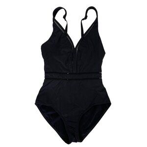 Sealevel Australia Swimsuit Womens 6 One Piece Black Swimwear Resort Beach